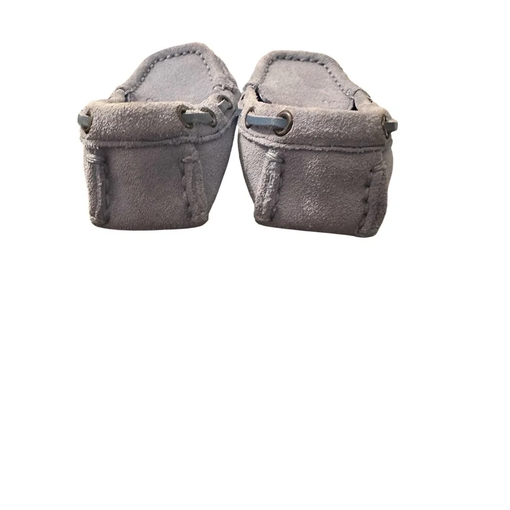 Jack and‎ Jack Blue Suede Baby Moccasin Driving Shoes Infant Crib Shoes Size 3